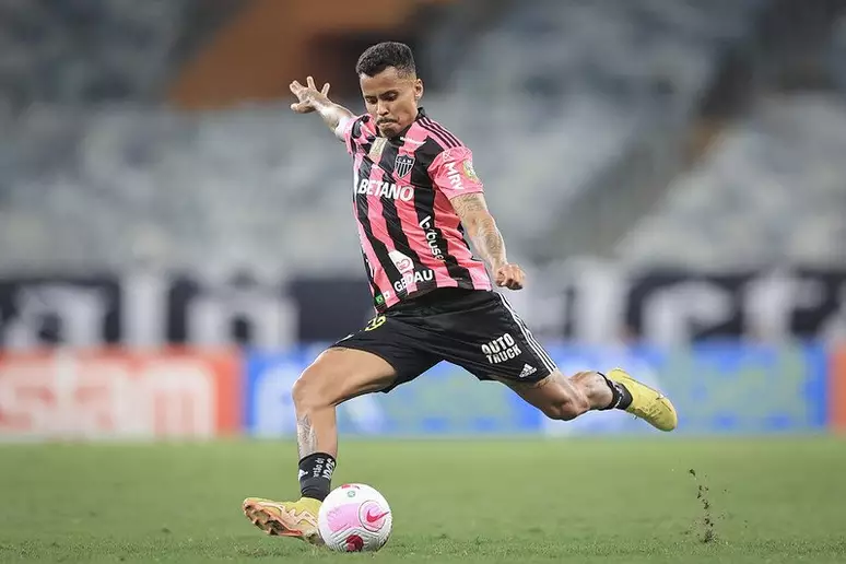 Atleta está interessado em integrar o Flamengo, mas Atlético-MG não facilita. Foto: Atlético-MG /Pedro Souza